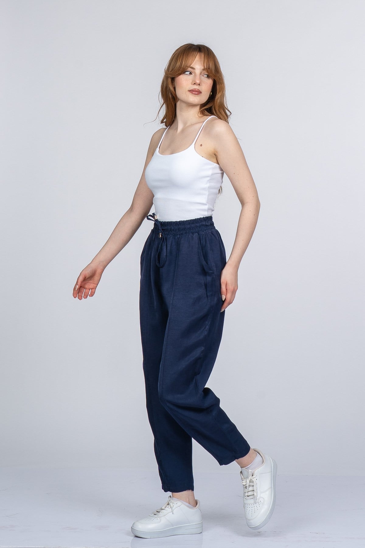 NICOLETTE BEL LASTİKLİ PANTOLON - LACI