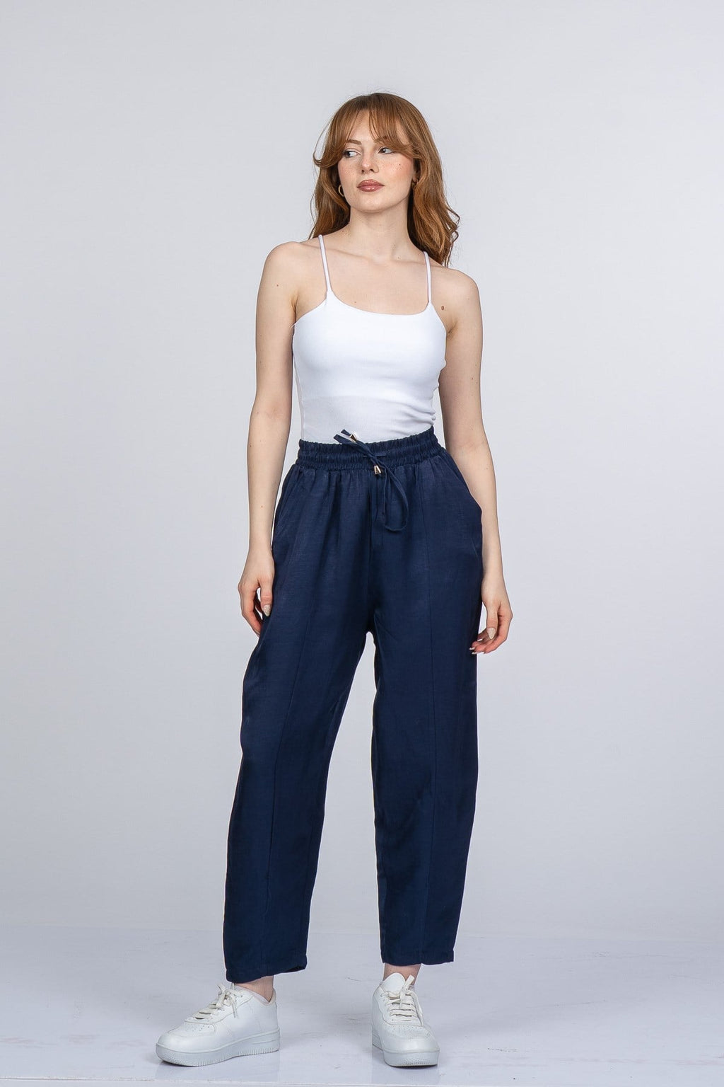 NICOLETTE BEL LASTİKLİ PANTOLON - LACI