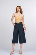 NIKKI KEMERLİ KISA PANTOLON - LACI
