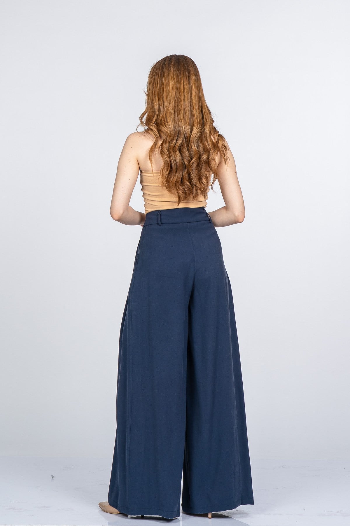NYAH PİLELİ PANTOLON - LACI