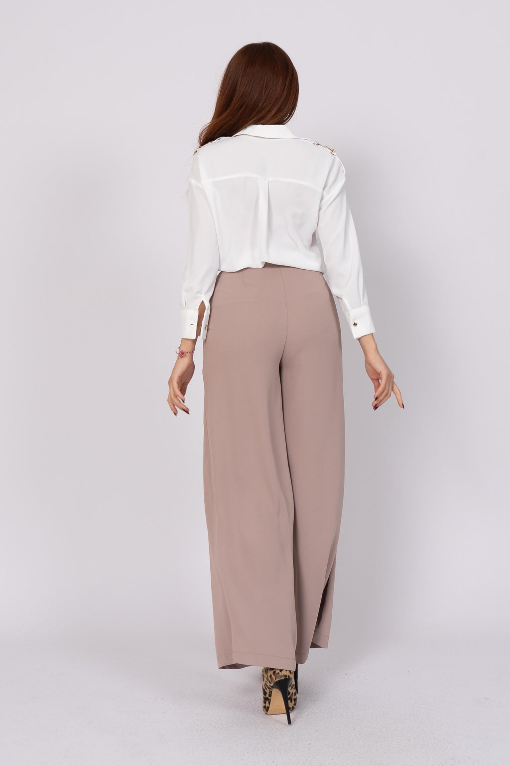 Ön Pile Ve Düğme Detaylı Pantolon 30237 - VIZON