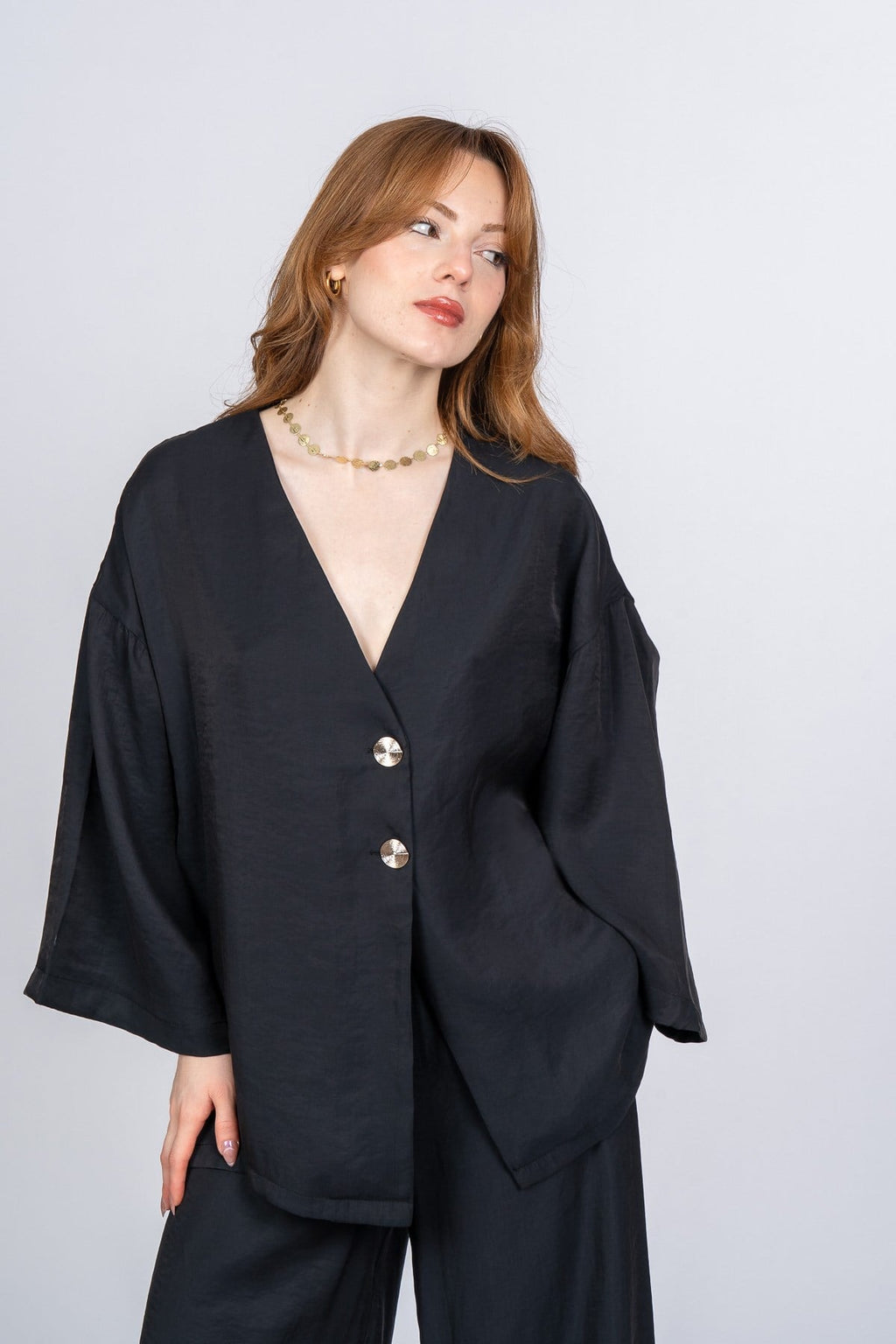 PAIGE OVERSIZE İKİLİ TAKIM - SIYAH