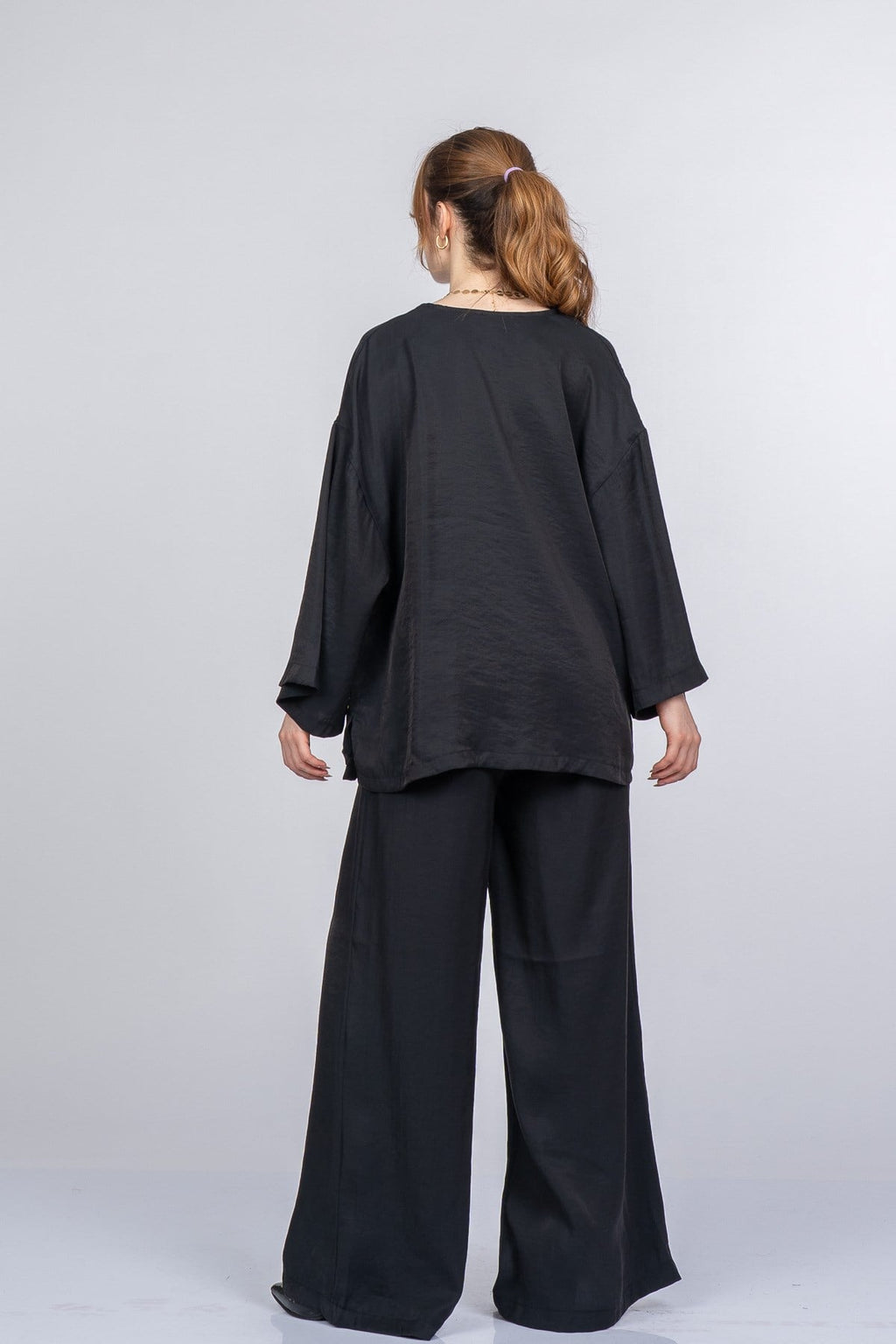 PAIGE OVERSIZE İKİLİ TAKIM - SIYAH