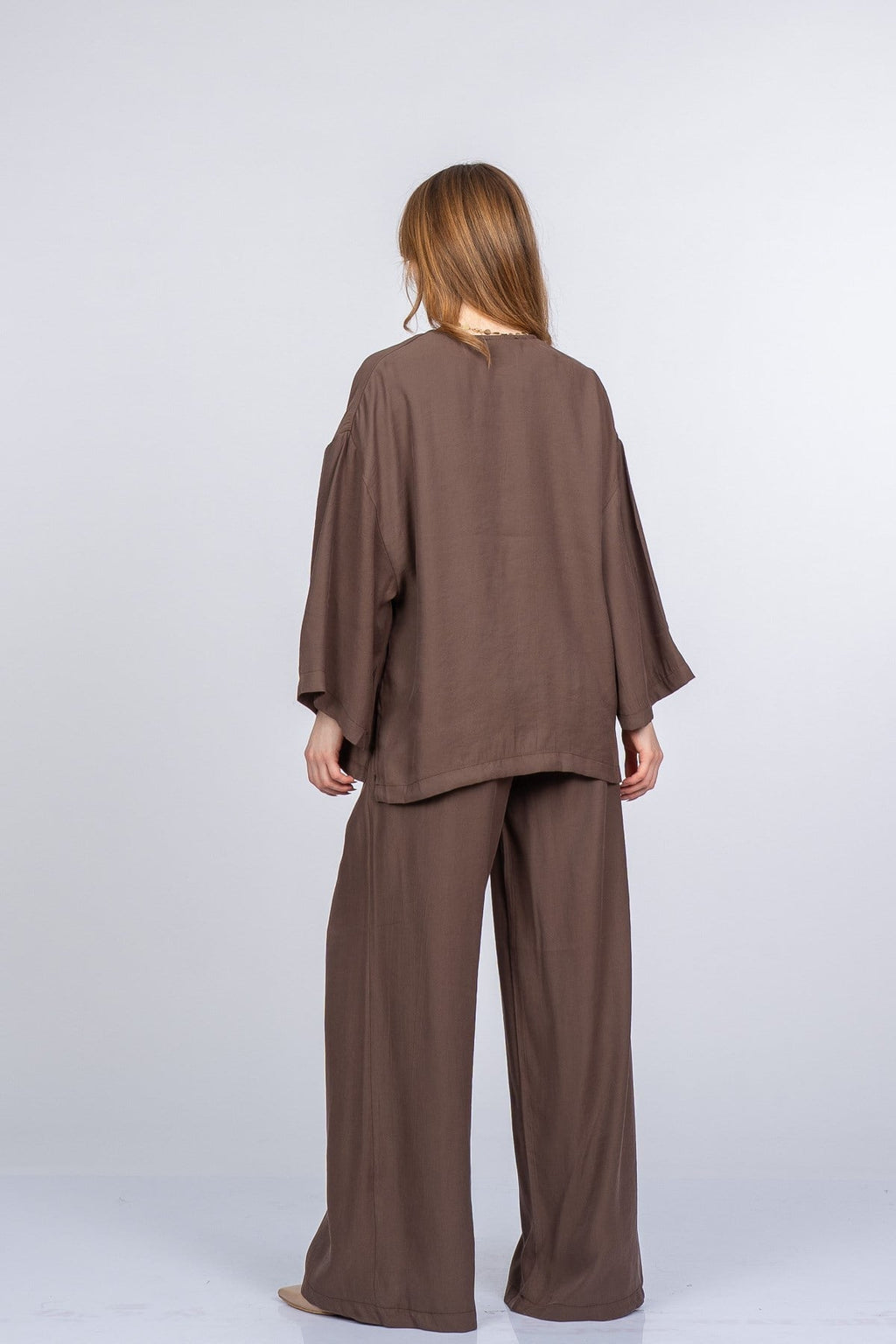 PAIGE OVERSIZE İKİLİ TAKIM - KAHVE