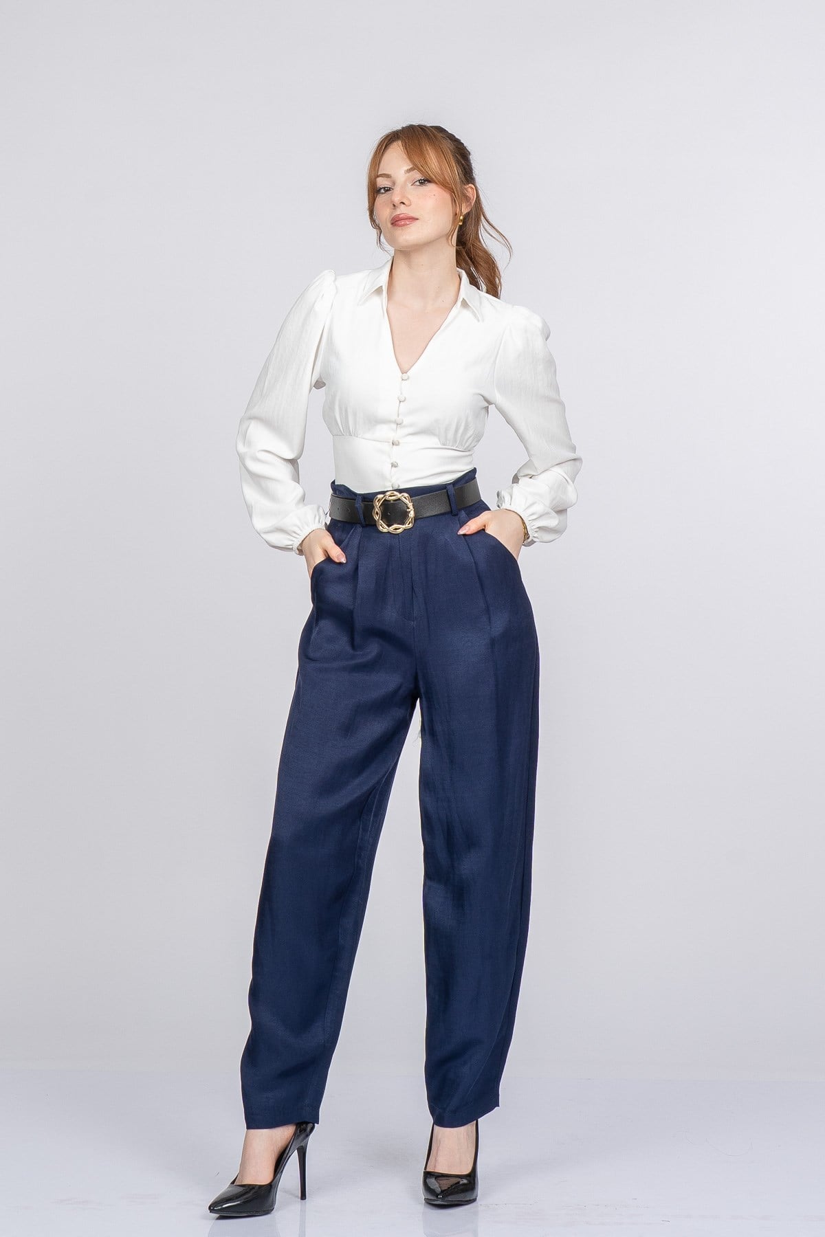 PATRICIA KEMERLİ PANTOLON - LACI