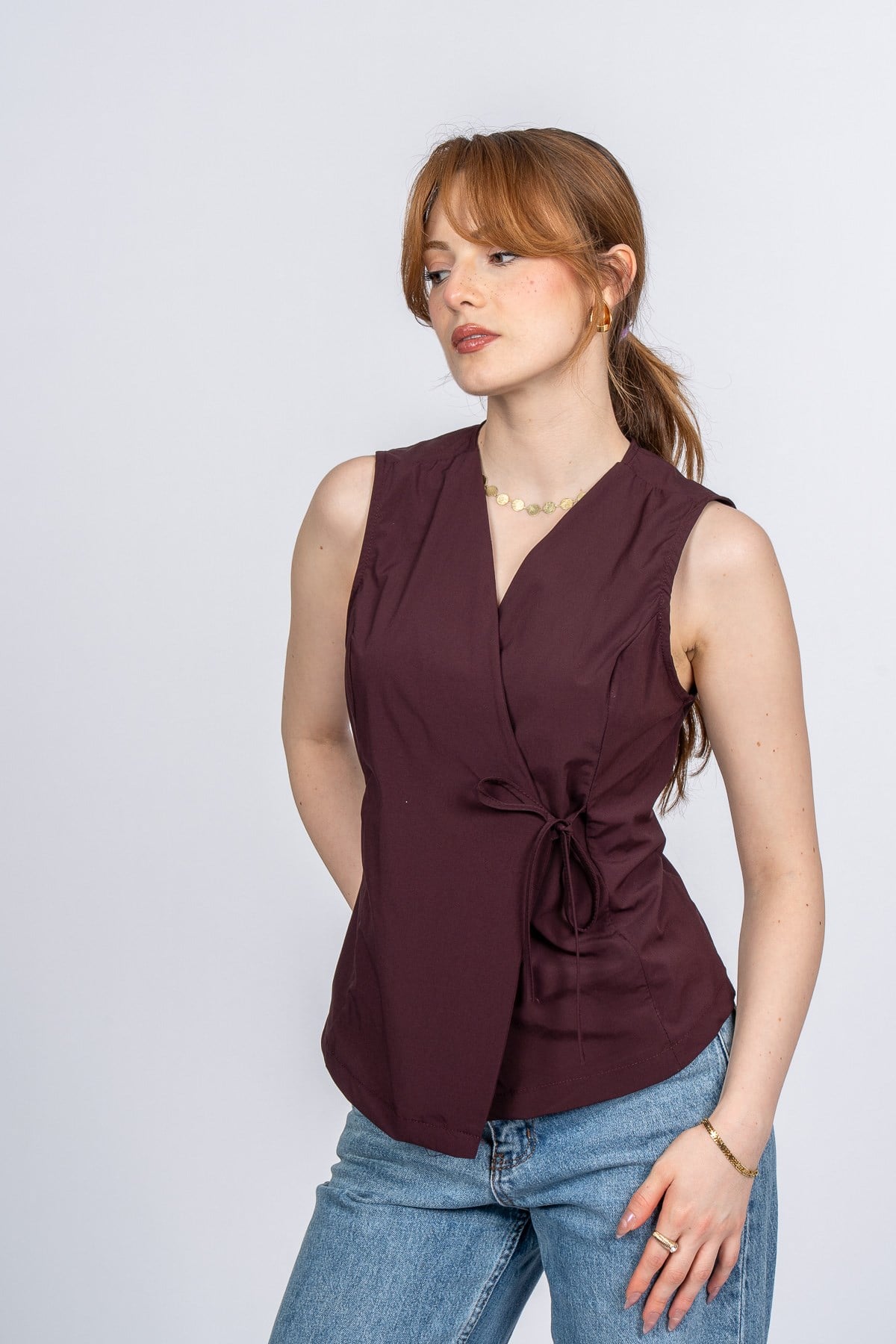 PAYTON UZUN YELEK - BORDO