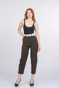 PIPER KEMERLİ PANTOLON - HAKİ