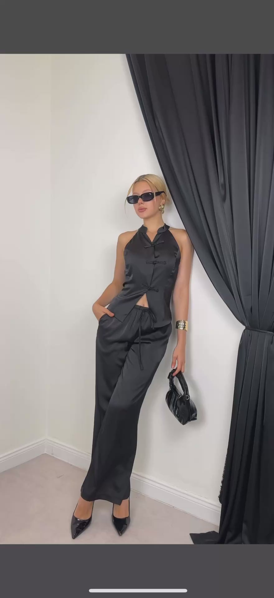 ALIZA BLUZ PANTOLON İKİLİ TAKIM - BEJ
