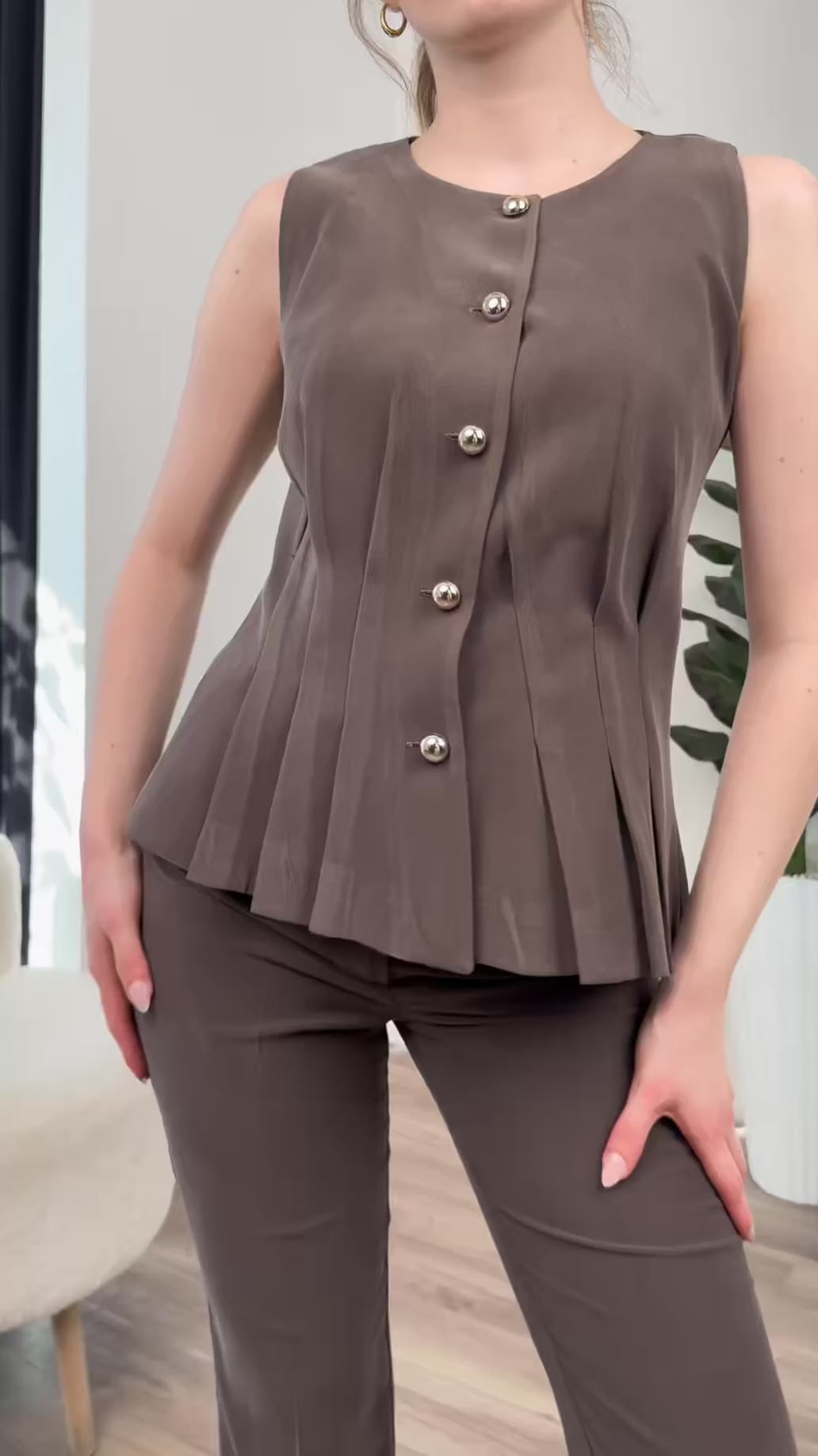 NORMA YELEK PANTOLON İKİLİ TAKIM - YEŞİL