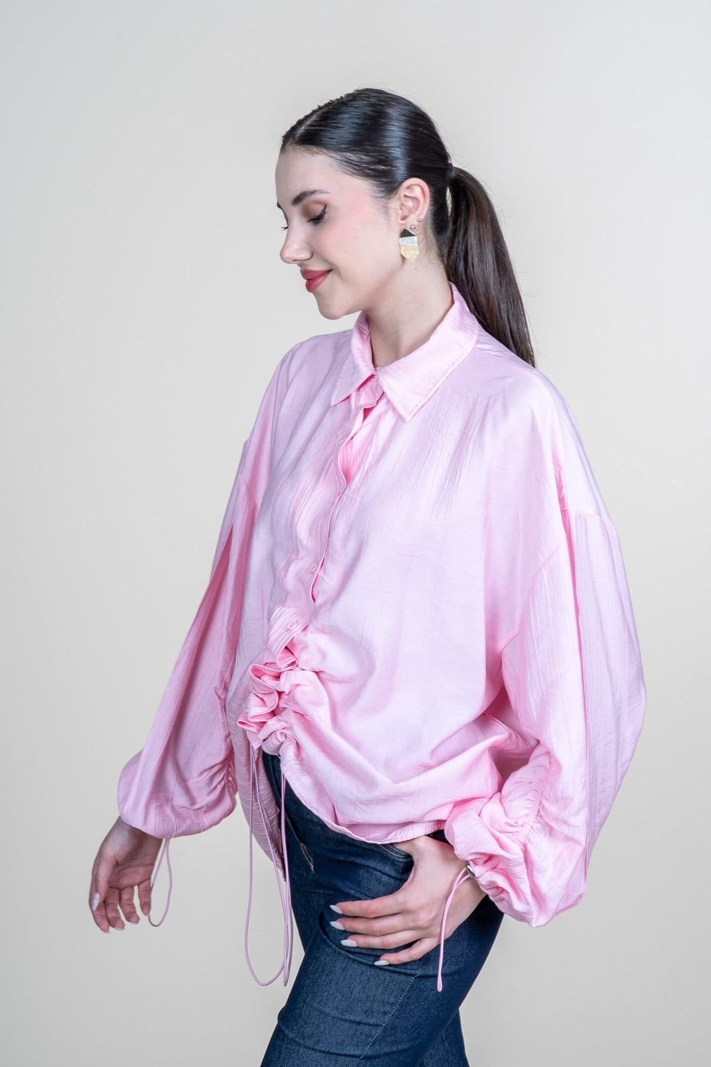 RENE GÖMLEK - PEMBE