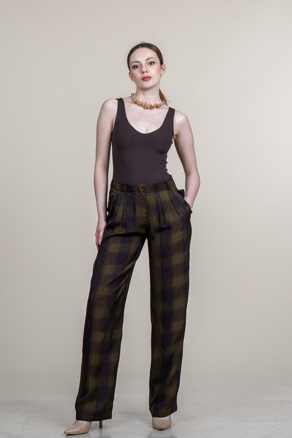 RIVER DÜŞÜK BEL PANTOLON - 008 HAKİ