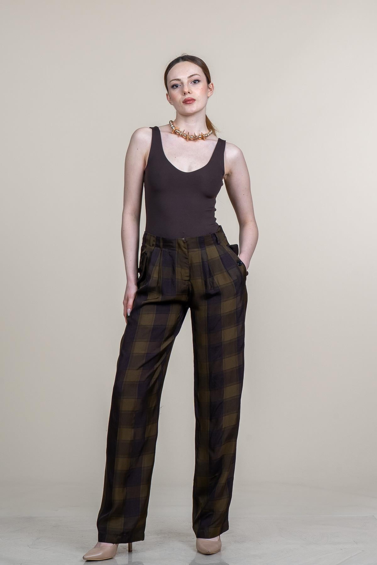 RIVER DÜŞÜK BEL PANTOLON - 008 HAKİ