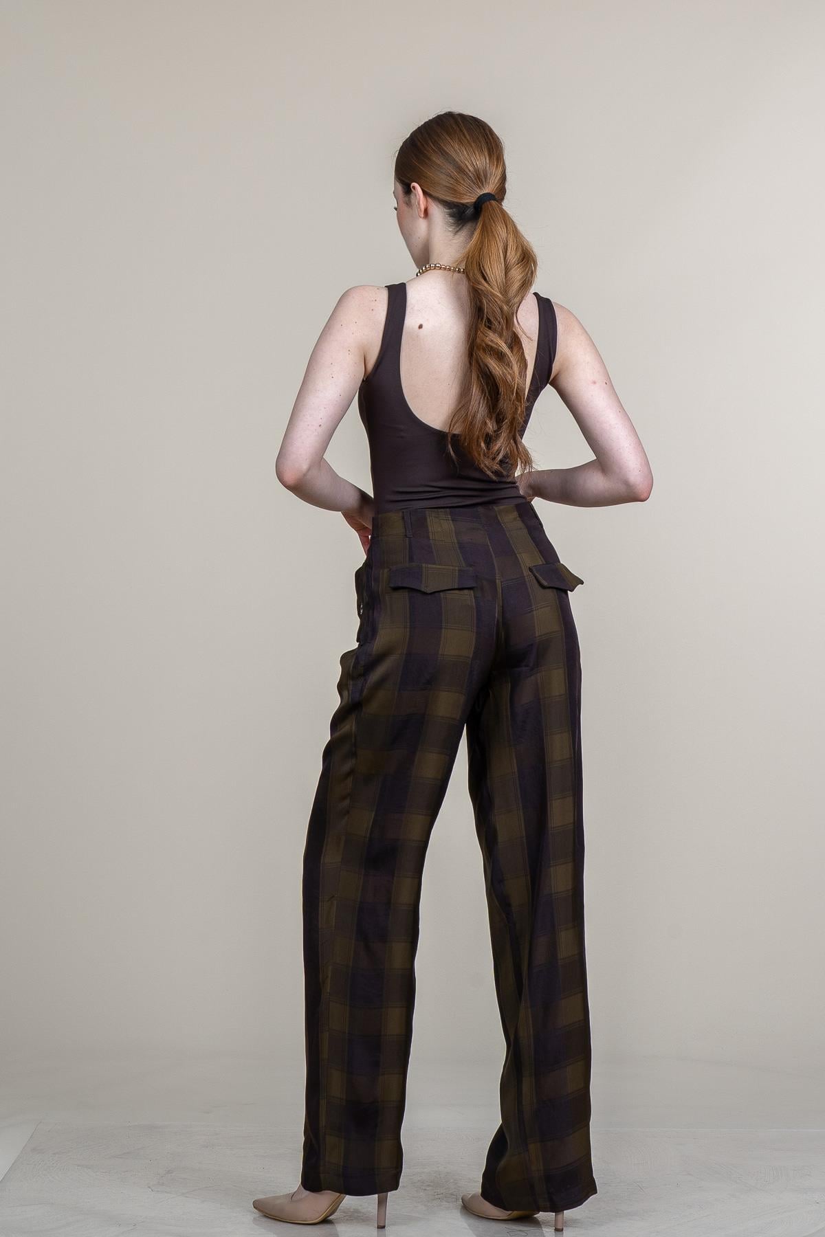 RIVER DÜŞÜK BEL PANTOLON - 008 HAKİ