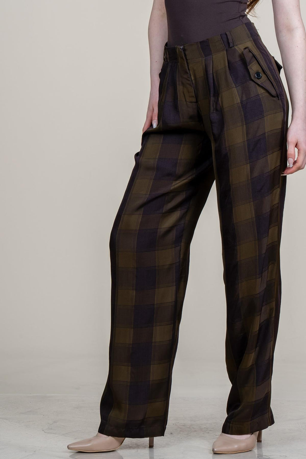 RIVER DÜŞÜK BEL PANTOLON - 008 HAKİ