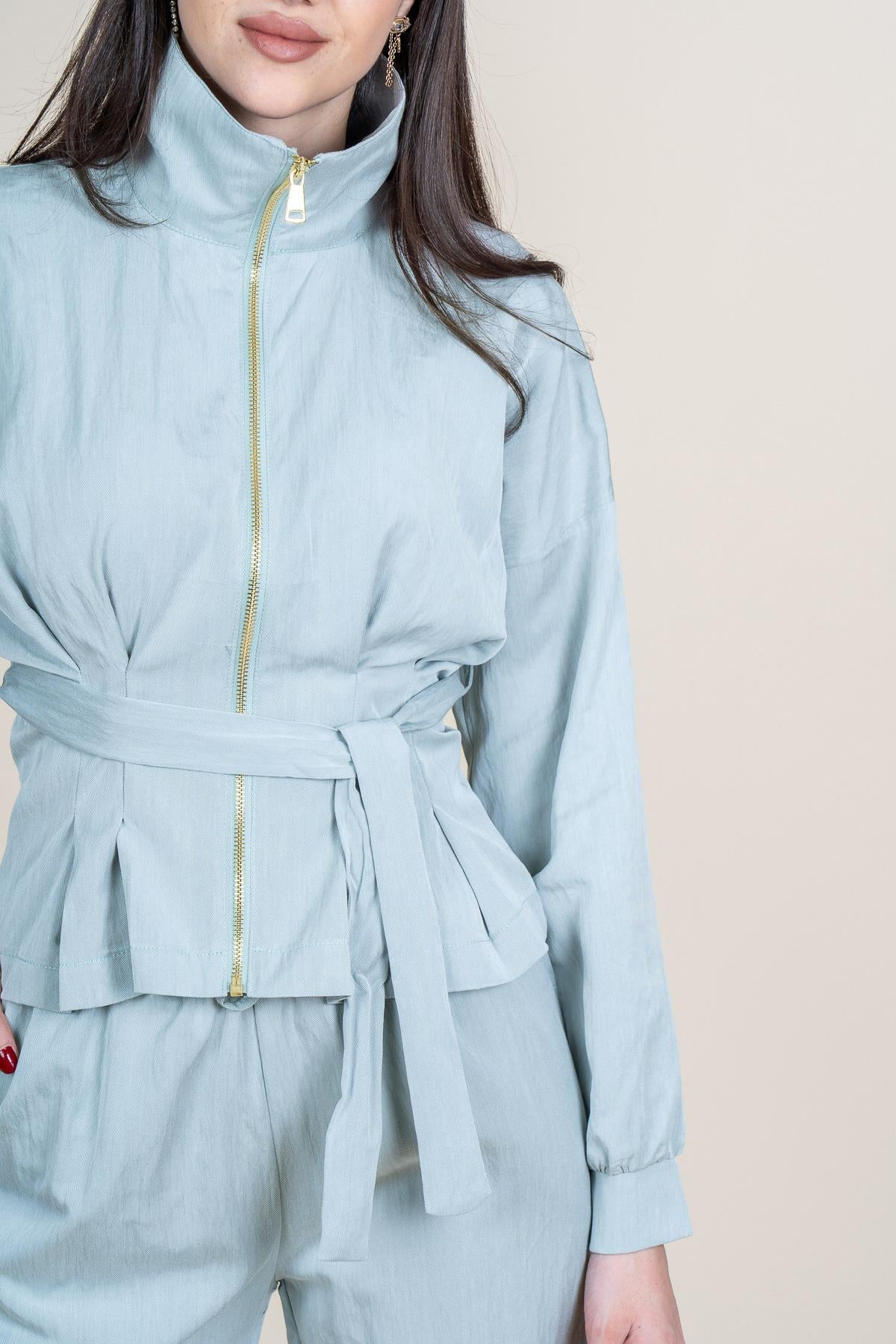 SALLY CEKET PANTOLON İKİLİ TAKIM - MINT