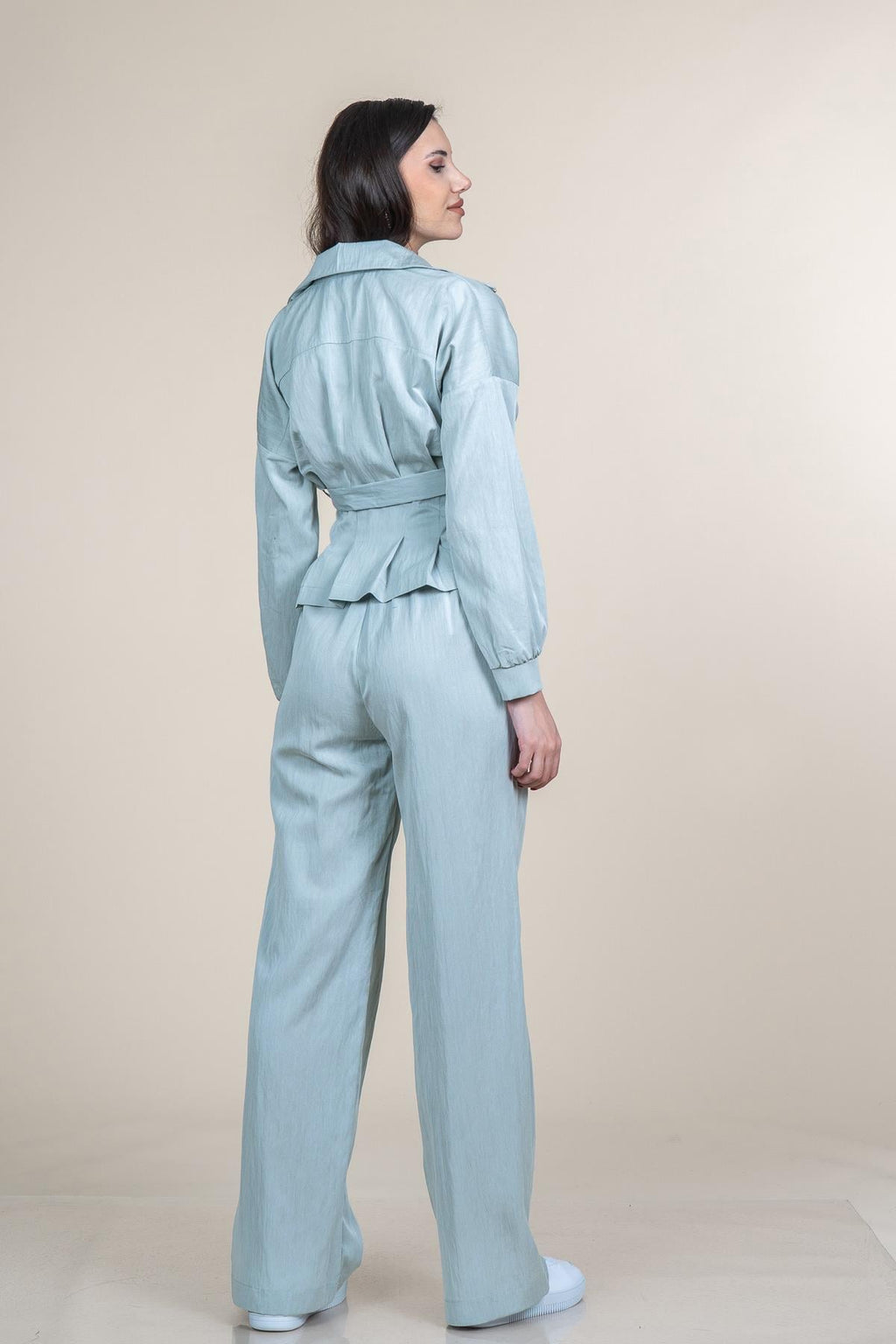 SALLY CEKET PANTOLON İKİLİ TAKIM - MINT