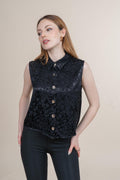 TIRISTIN OVERSIZE BLUZ - SIYAH