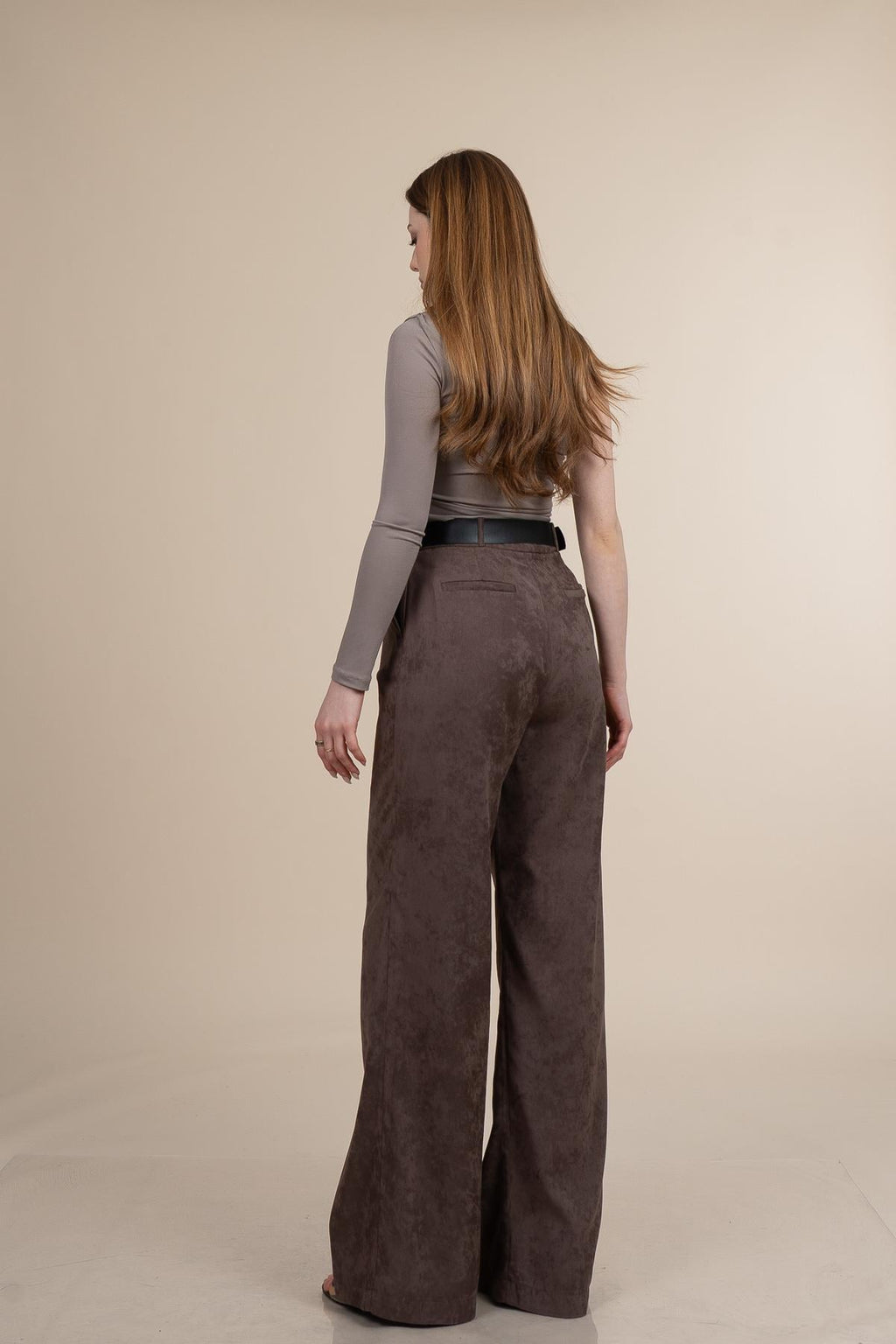 ULIES KADİFE PANTOLON - TABA