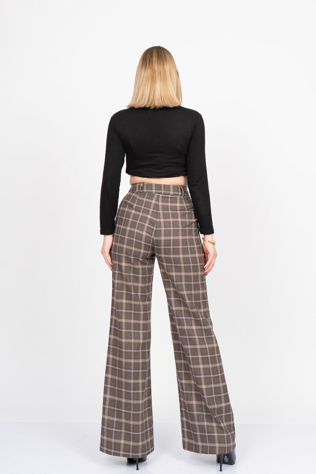 VIOLET PÖTİKARE PANTOLON - EKOSE - KARELİ